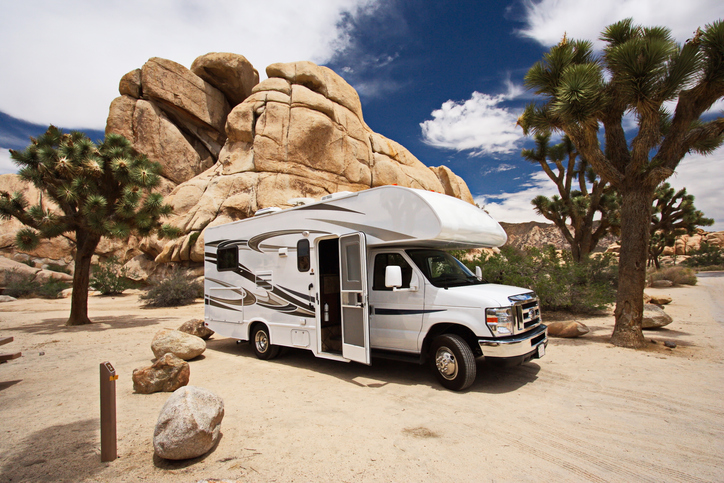 class C at a campground