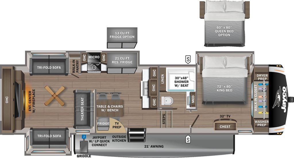 Jayco Eagle Fifth Wheel Floor Plans