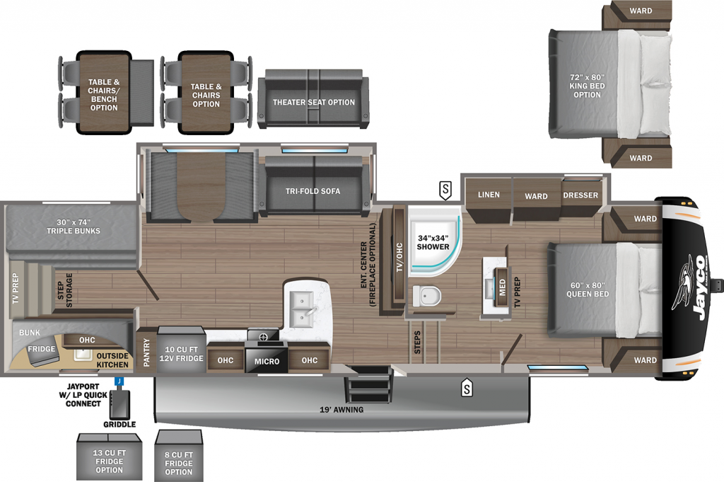 Jayco Eagle Ht Fifth Wheel Floor Plans