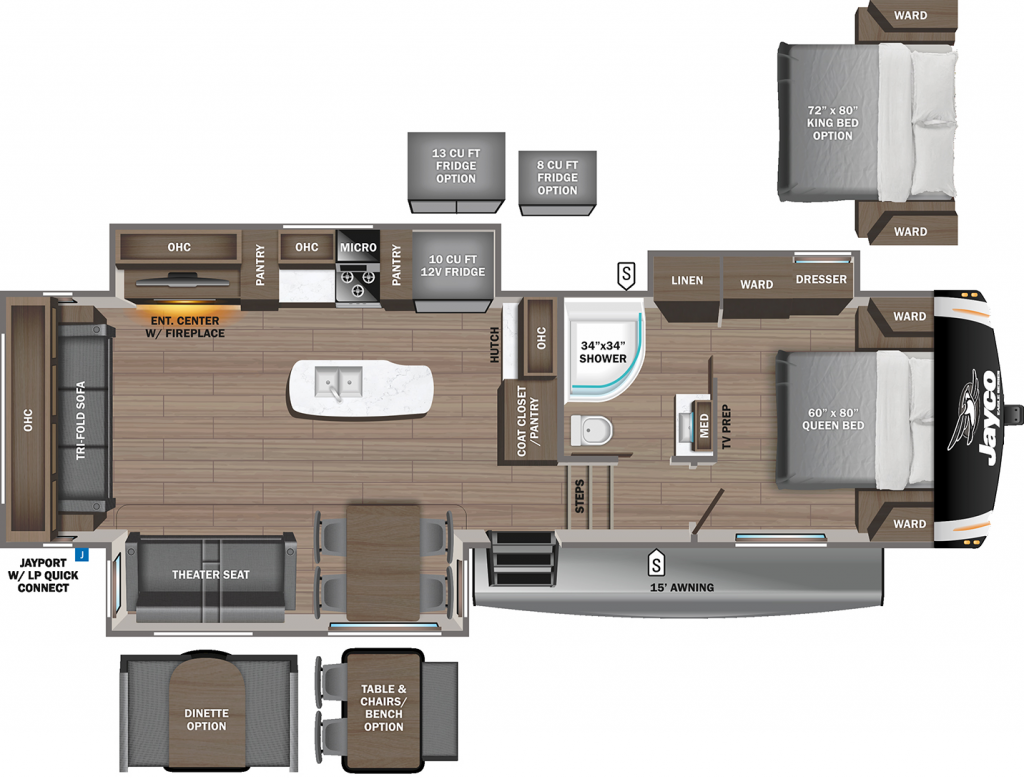 jayco eagle travel trailer floor plans 2019