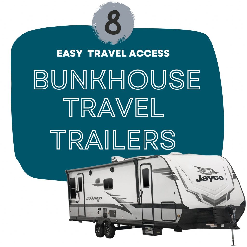 bunkhouse travel trailer under 9000 lbs