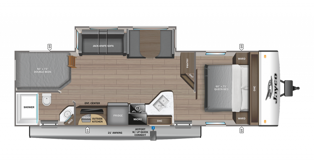 best bunkhouse travel trailer under 6000 lbs