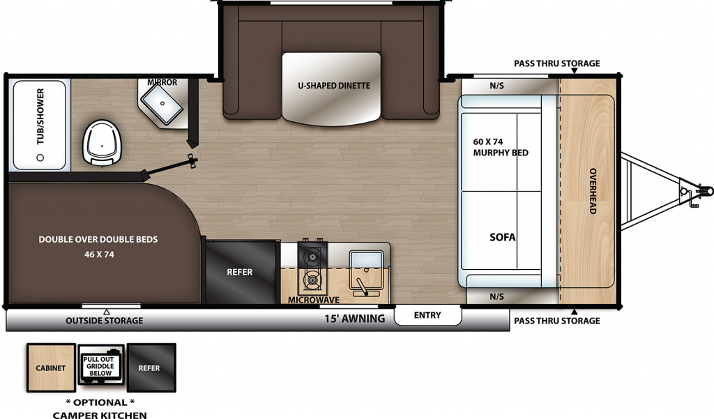 best bunkhouse travel trailer under 6000 lbs