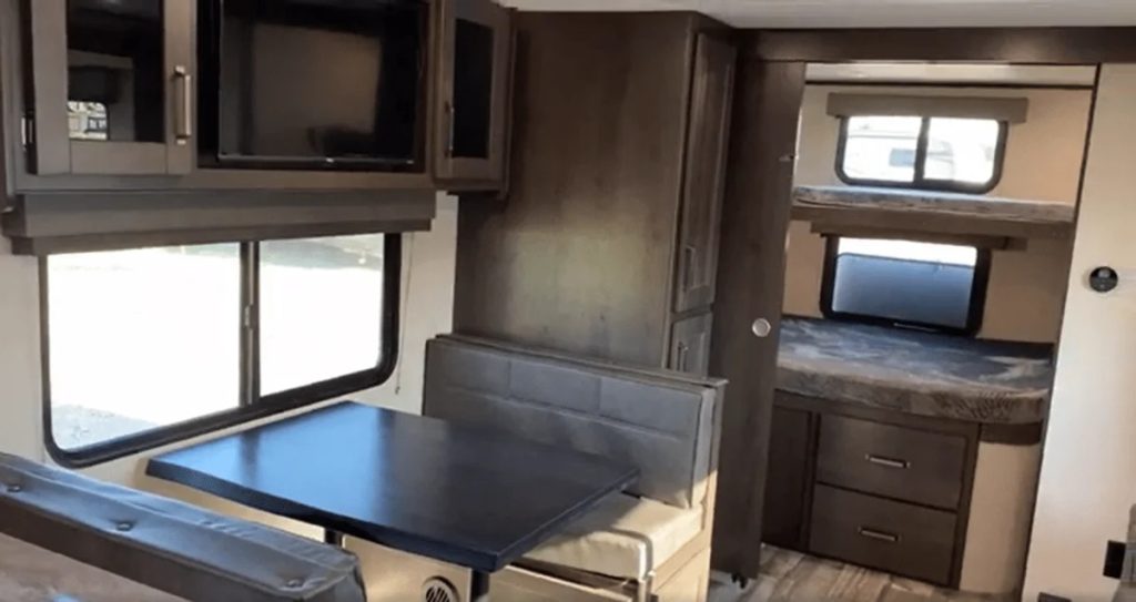 Full view of bunk beds In the Transcend 297QB