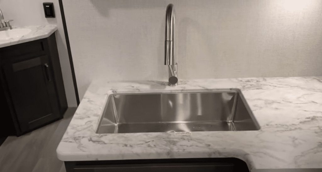 The Grand Design Transcend 245RL kitchen sink