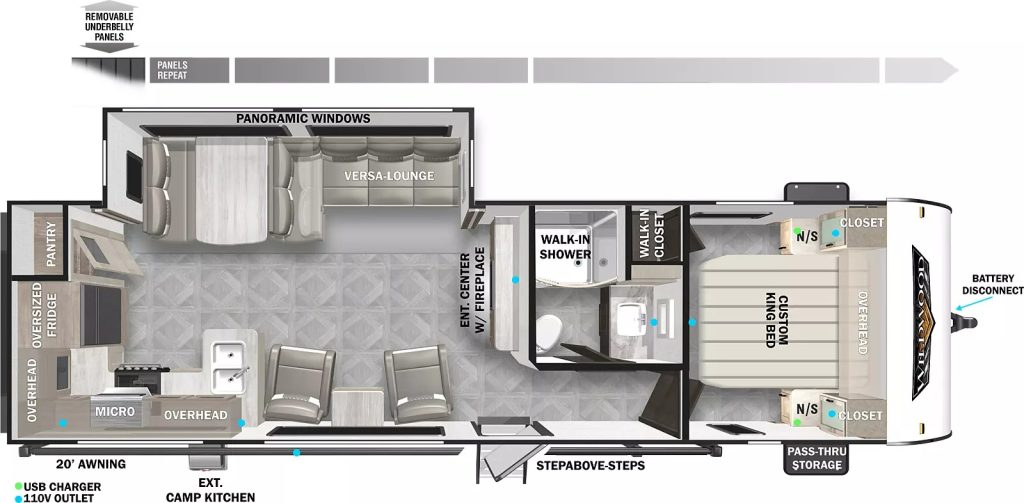 Wildwood 27rk floor plan