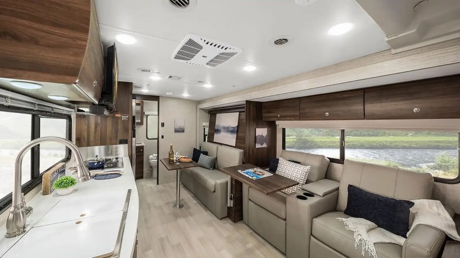 Winnebago view class c motorhome interior