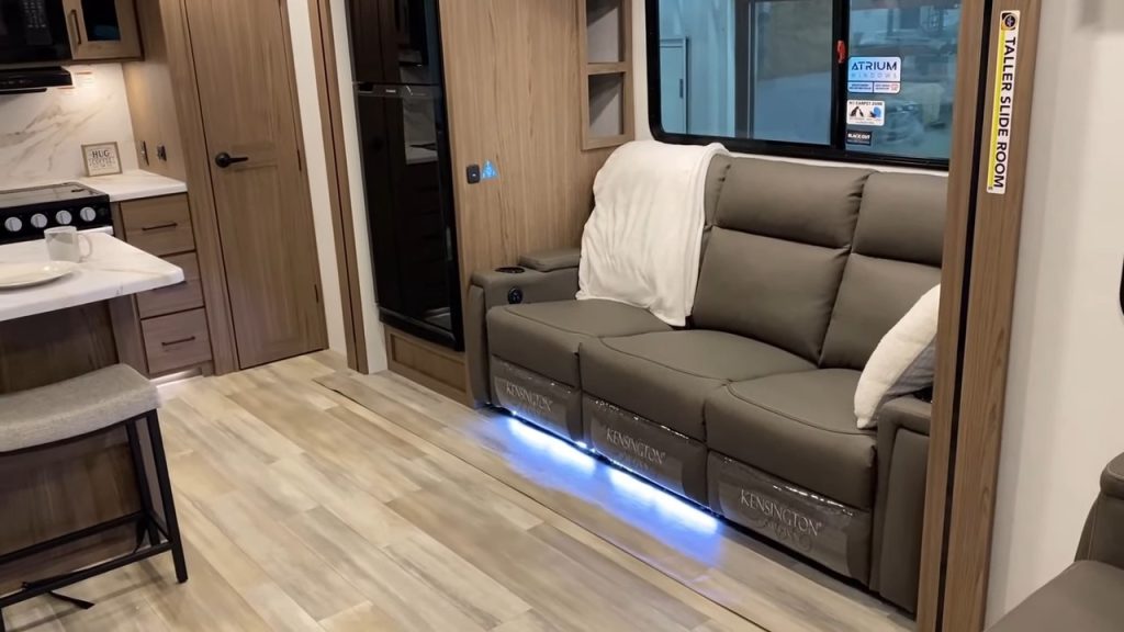 2024 Delta 294RK Travel Trailer sofa