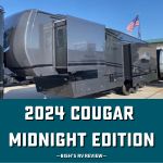 full review of the 2024 cougar midnight edition 5th wheel camper