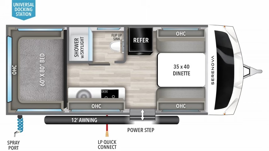 2024 Serenova 160LG layout