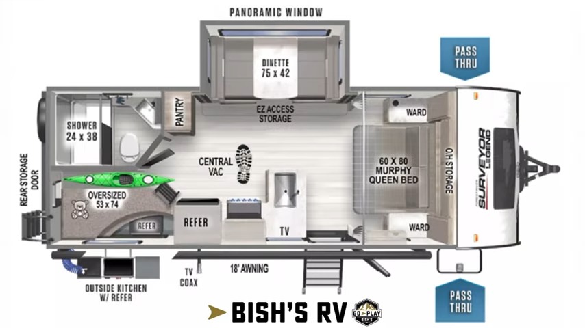 2024 Surveyor 240BHLE layout