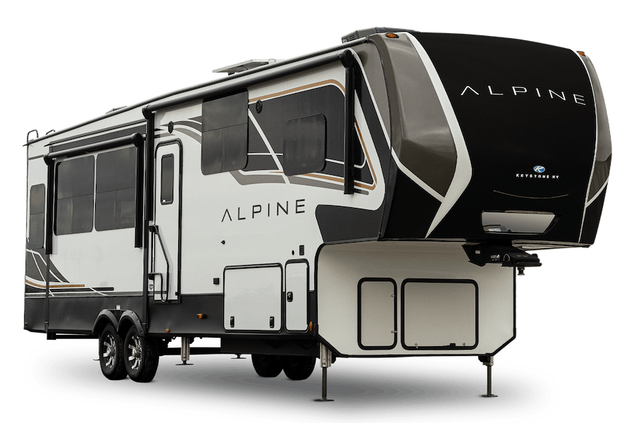 Alpine 3303CK 5th Wheel RV Camper is larger than the 3011CK version