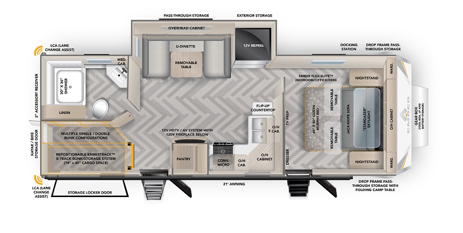 floor plans of ember touring edition 24msl