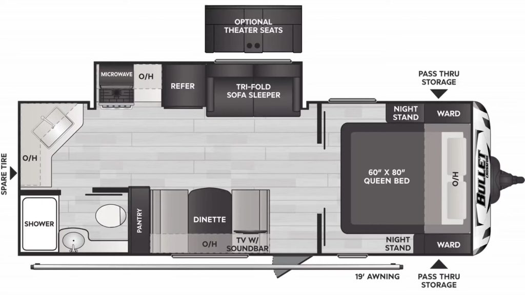 2024 Bullet 2220ML Floorplan