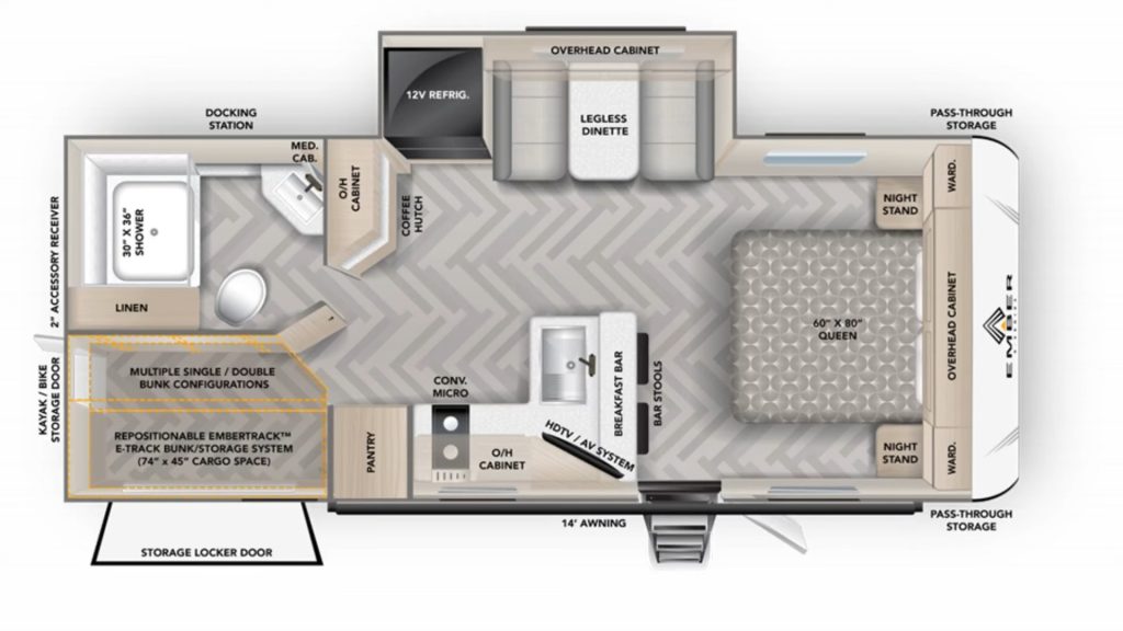 2024 E Series 22ETS layout