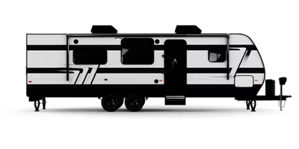 Grand Design Momentum MAV travel trailer toy hauler exterior 