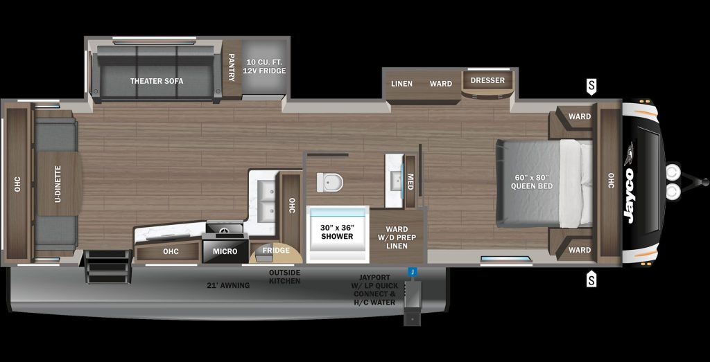 2024 Eagle 295RUCD Floorplan