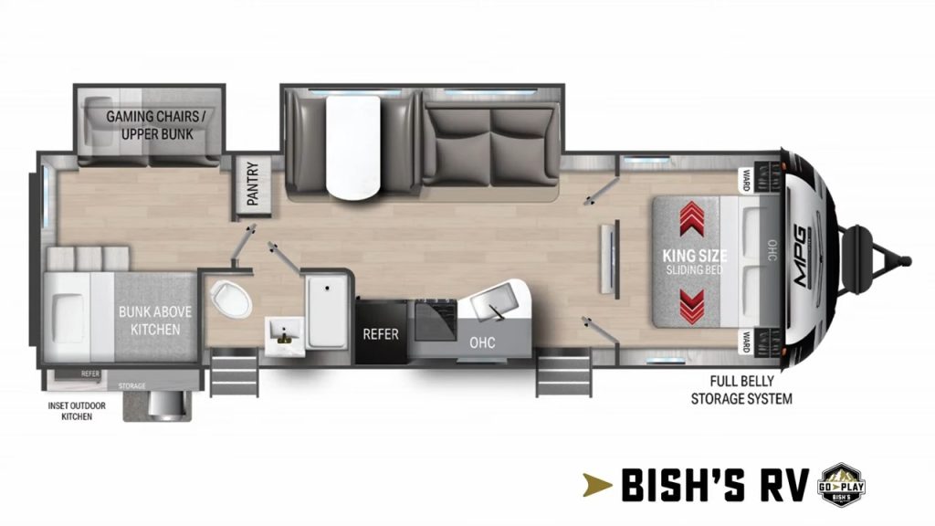 2024 MPG 3100BH Floorplan