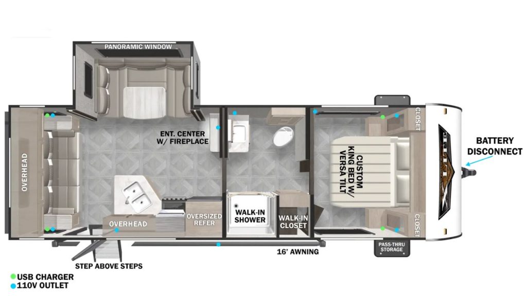 wilwood or salem 24rlxl floor plan layout
