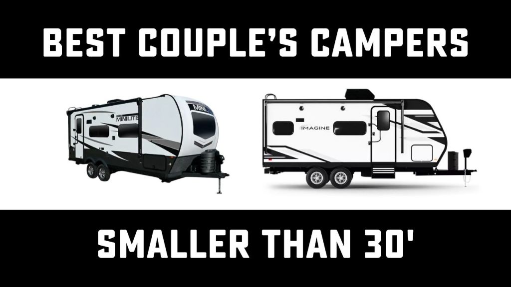 best travel trailer couple camper floor plans less than 30 feet long