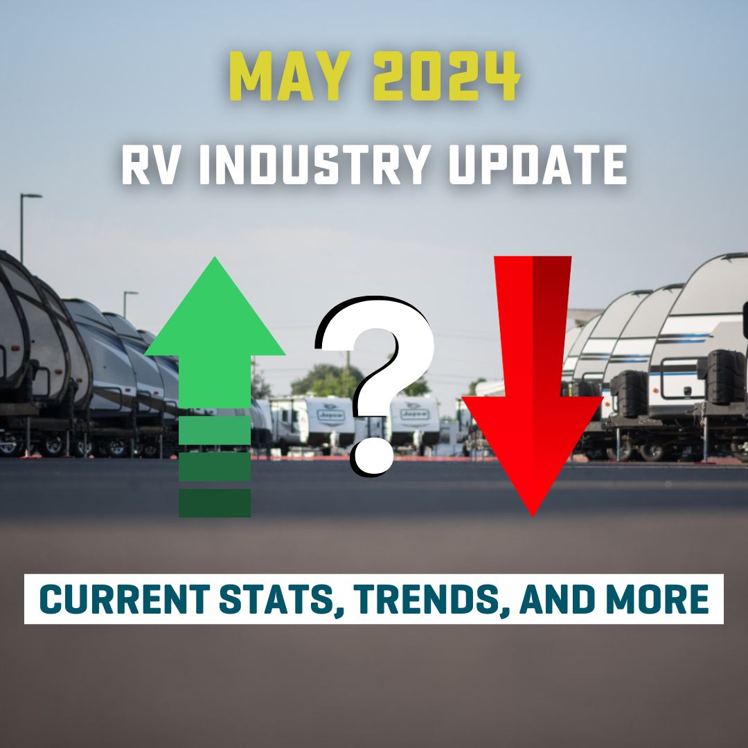 RV Lot with green arrow pointing up and red arrow pointing down and a question mark between the two