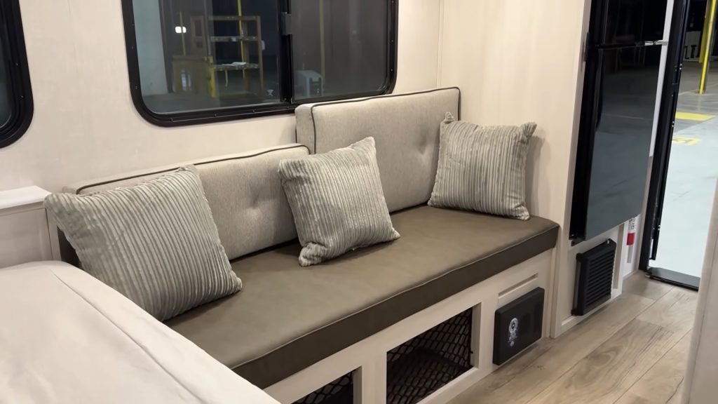 Sofa and Fridge inside R-Pod 153