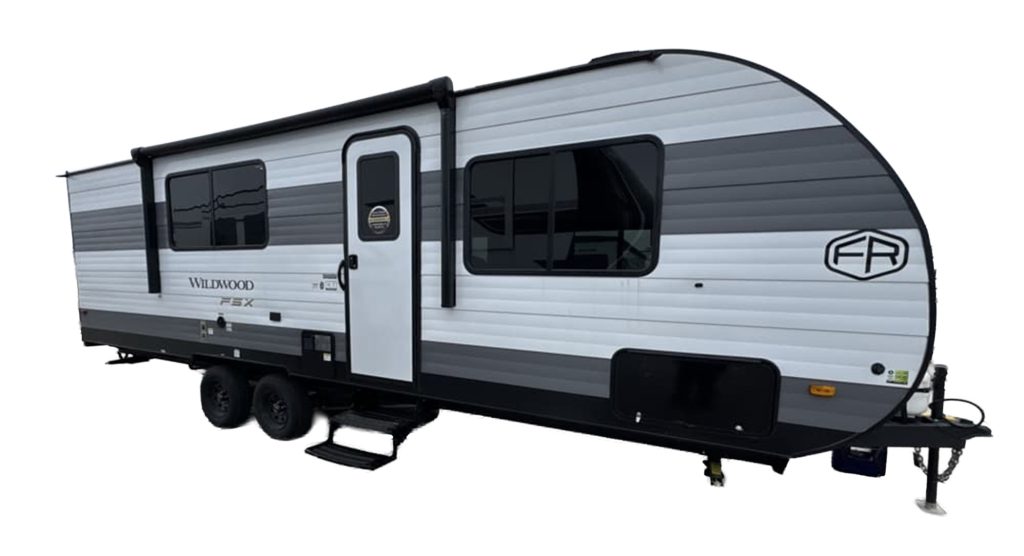 Exterior of  Forest River Wildwood FSX 266BHLE 