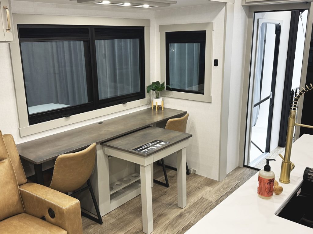 Brinkley Z 3420 adjustable desk/table and large campside window