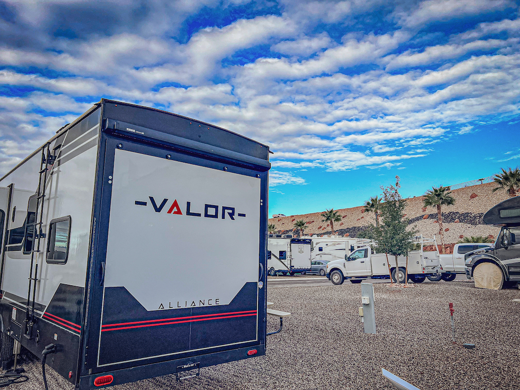 rv toyhauler garage door
