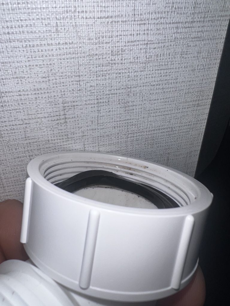 RV plumbing seal cracked