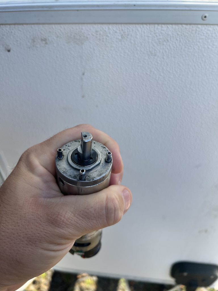 broken RV slide motor