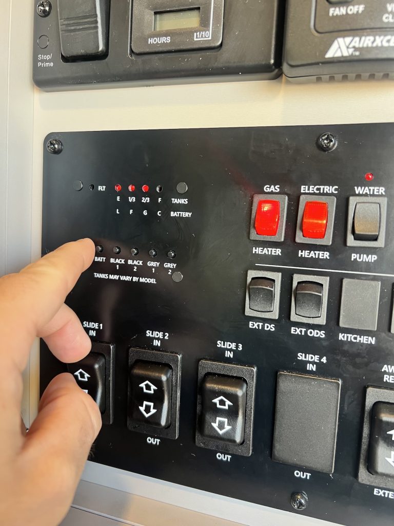 alliance valor toyhauler sensors